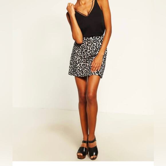 Leopard Top Shop Mini Skirt from: Nordstrom Size: 4 TopShop - Picture 1 of 6